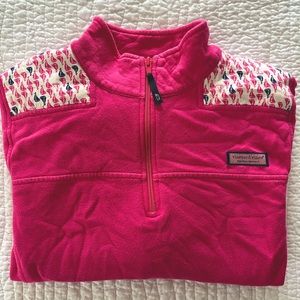 Vineyard Vines Pink Sail Pullover | Size M